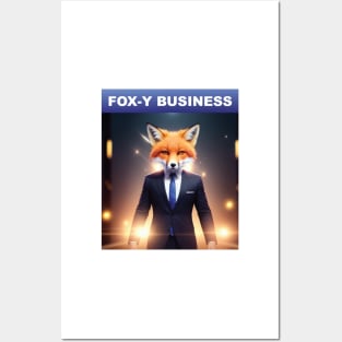 Just a Fox-y business Posters and Art